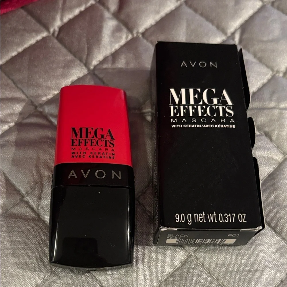 Avon Mega Effects Mascara in Bold Red and Black, new, never used.